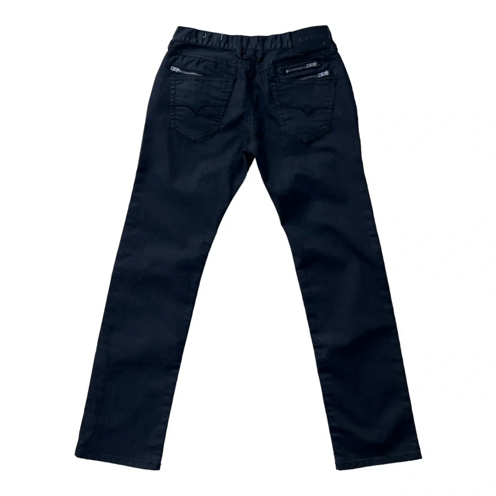 Guess Men’s Ultra Slim McCrane Fit Black Jeans Size 30x30
